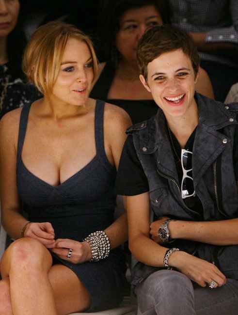 Lindsay Lohan, Samantha Ronson, 2009 Fashion Week